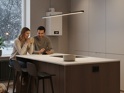 Moderne keuken installatie